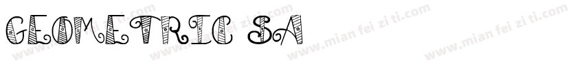 geometric sa字体转换
